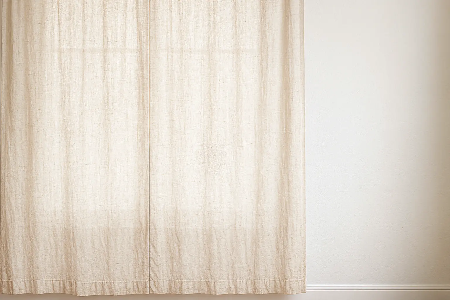 Curtain Cleaning after professional cleaning