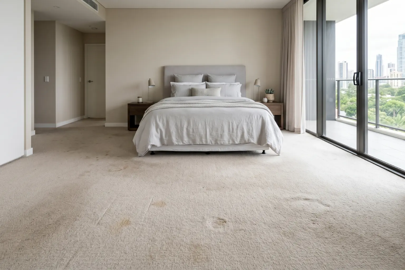 End of Lease Carpet Cleaning before professional cleaning