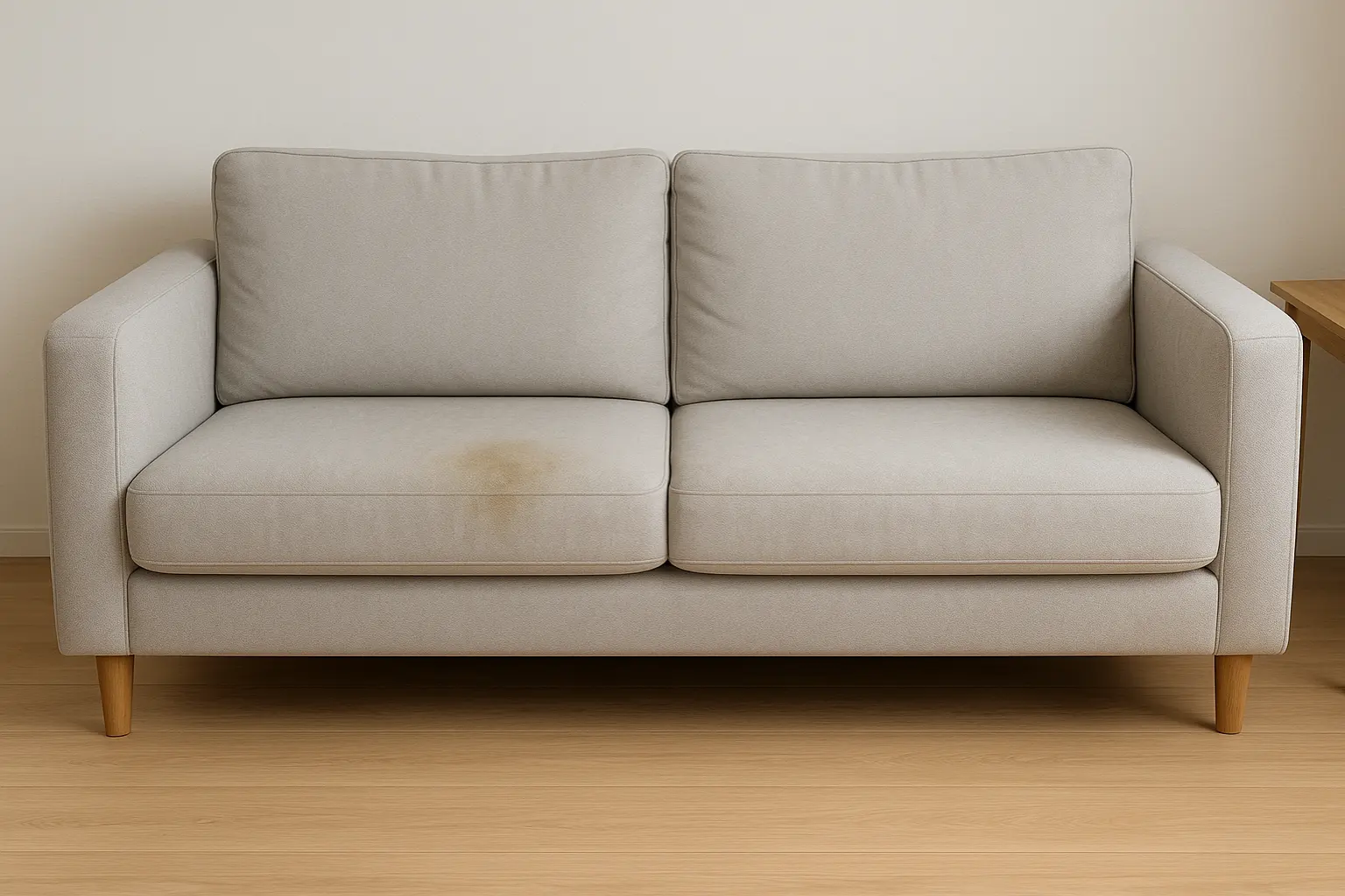 Upholstery Cleaning before professional cleaning